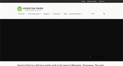 Desktop Screenshot of overtonpark.org